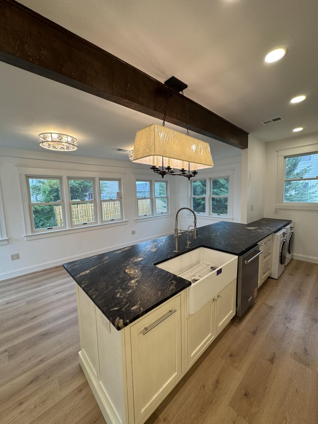 Open-concept kitchen remodel near Freehold Township New Jersey