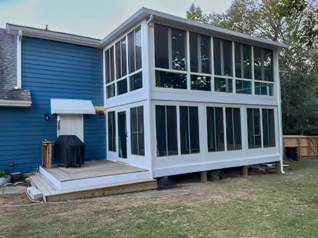 sunroom addition two story